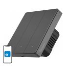 Inteligentny przełącznik ścienny WiFi Sonoff M5 3C - 3-kanałowy, szary