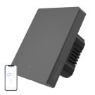 Inteligentny przełącznik ścienny WiFi SONOFF M5-1C-80 (1-kanałowy, do ramki, grafitowy)