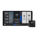 Podwójny panel sterowania Shelly Wall Display X2 WiFi/BLU (czarny) + BLU H&T czarny