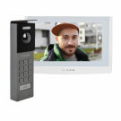 Zestaw wideodomofonowy Vidos 2IP: stacja bramowa S202 + monitor M200W-X + zasilacz P112-32 + moduł M-B7