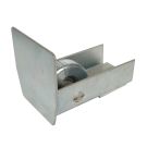 Rolka najazdowa 140 mm z zakończeniem, do bramy przesuwnej