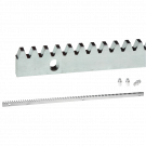 Listwa zębata stalowa L1000x10 mm M4 w kpl tuleje montażowe