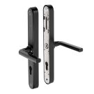 Klamka elektroniczna PSG TAPPO – czarna, rozstaw 72 mm, Bluetooth, WiFi, Smart Life (Tuya) 