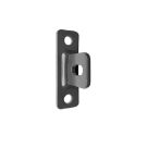 Łącznik przęsła ogrodzeniowego – do przykręcenia H80 x L25 x 3 mm grubości materiału – antracyt półmatowy
