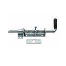Rygiel do bramy lub furtki ze sprężyną 220x12 mm, ocynkowany