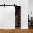 System drzwi przesuwnych typu barn door – wzór: simple – bez drzwi