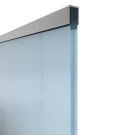 Pochwyt aluminiowy prostokątny 17,6 x 25 mm - na szkło o grubości 12 - 13,52 mm, 5 m - Kozza