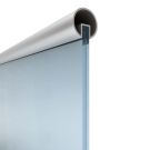 Pochwyt aluminiowy okrągły fi 40 mm - na szkło o grubości 12 - 13,52 mm, 5 m - Kozza