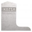 Zaślepka boczna lewa do profili balustrad typu L – Kozza, seria KE 105