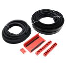 Zestaw montażowy Glassmove do 5 m profili aluminiowych z serii KF typu U/L/Y – grubość szyby 12-13.52 mm – Kozza