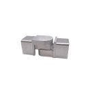 Łącznik przegubowy do pochwytu nakładanego na szkło PS1031, szkło 16 - 17,52 mm, aluminium, anoda matowa