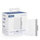 Przełącznik AQARA Smart Wall Switch - bez przewodu neutralnego, dwa przyciski, biały (WS-EUK02)