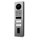 Wideodomofon IP DoorBird D1102FV z czytnikiem linii papilarnych (PoE / WiFi) (montaż natynkowy, sterowanie elektrozaczepem) stal nierdzewna V2A, szczotkowana