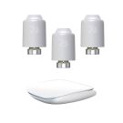 Zestaw 3 głowic termostatycznych Avatto TRV07 Zigbee 3.0 TUYA z bramką Avatto GW16-W ZigBee/Bluetooth Mesh (biała)