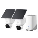 Zestaw 2 kamer eufy SoloCam E42 + HomeBase S380 - 4K Ultra HD, 8x zoom, widok 360°, Apple Home, Google Home, Amazon Alexa