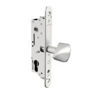 Zamek wpuszczany Fiftylock-LS Locinox do bram przesuwnych - z backsetem 30 mm, rozstaw 92 mm, zaczep nawierzchniowy