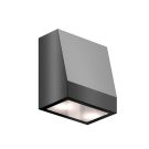 Zewnętrzne oświetlenie ścienne, trapezowe Hepta Locinox 12 / 24 V DC - 75 mm, czarne