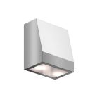 Zewnętrzne oświetlenie ścienne, trapezowe Hepta Locinox 12 / 24 V DC - 75 mm, srebrne