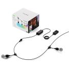 Nanoleaf Essentials Smart Multicolour Outdoor String Light Starter Kit - wielokolorowe lampki zewnętrzne 15 m, 55 Lm/żarówka, 27 W 2700 K-6500 K, kontroler w zestawie (technologia Matter) Nanoleaf Essentials Smart Multicolour Outdoor String Light Starter Kit - wielokolorowe lampki zewnętrzne 15 m, 55 Lm/żarówka, 27 W 2700 K-6500 K, kontroler w zestawie (technologia Matter)