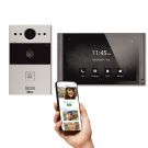 Zestaw wideodomofonowy NICE MBIPPREKIT MyBell IP Premium - 1-przyciskowy domofon zewnętrzny, Wi-Fi, Yubii Home, wyświetlacz LCD 1280 x 800 