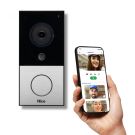 Domofon zewnętrzny NICE MB2-W1BSTAT MyBell - 2-żyłowy, z 1 przyciskiem, kamera 2M pikseli z szerokim kątem