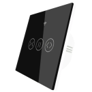 Dotykowy inteligentny przełącznik rolet Wi-Fi Moes WS-EUR-C-B (czarny) Tuya