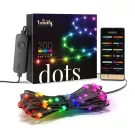 Inteligentne oświetlenie Twinkly Dots - 200 RGB LED Lights String, Black Wire, Plug Type C