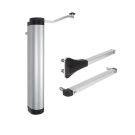 Pionowy hydrauliczny samozamykacz do furtek Verticlose-2 Locinox z zawiasami 90° i 180° -  srebrny