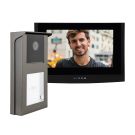 Zestaw wideodomofonowy Vidos 2IP: stacja bramowa S201-1 + monitor M200B-X + zasilacz P112-32