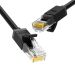 Zdjęcie Kabel sieciowy UGREEN NW102 Ethernet RJ45, Cat.6, UTP, 5m (czarny)