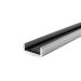 Zdjęcie Pochwyt aluminiowy, zaokrąglony PS6728 – nakładany na szkło 16-17,52 mm, 6 m, anoda matowa, system płaski