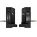 Zdjęcie Dwustronny mechaniczny zamek szyfrowy BL3430DKO Borg Locks do bram metalowych - z klawiaturą ECP, klamką, zasuwą 65-80 mm i blokadą klucza