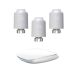 Zdjęcie Zestaw 3 głowic termostatycznych Avatto TRV07 Zigbee 3.0 TUYA z bramką Avatto GW16-W ZigBee/Bluetooth Mesh (biała)