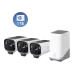Zdjęcie Zestaw 3 kamer do monitoringu eufyCam S3 Pro + stacja HomeBase S380 + dysk twardy 1 TB