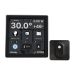 Zdjęcie Zestaw panel sterowania Shelly Wall Display WiFi/BLU (czarny) + BLU H&T (czarny)