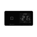 Zdjęcie Szklany regulator pokojowy + włącznik jednopolowy TechSterowniki SINUM WSR-01L Lewa Czarny (WG.23.0079)