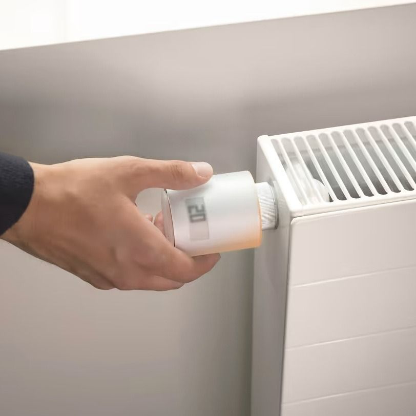 Pakiet Starter Pack: 2 x inteligentne głowice termostatyczne Netatmo NVP + przekaźnik