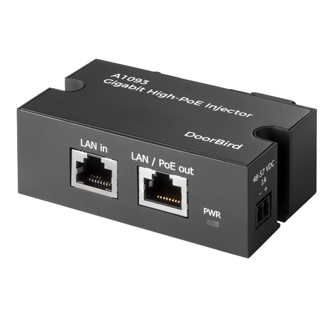Urządzenia do danych i zasilania Doorbird Gigabit High-PoE Injector A1093