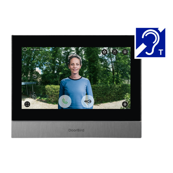 Wewnętrzna stacja wideodomofonowa IP DoorBird A1104T z ekranem dotykowym 7" stal nierdzewna szczotkowana V4A