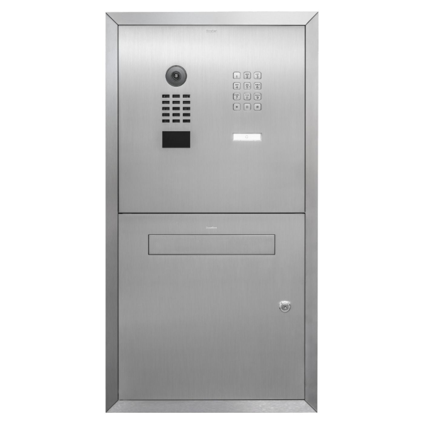 Skrzynka na listy Doorbird z wideodomofonem IP D2101KH - do montażu wpuszczanego, komunikacja dwukierunkowa
