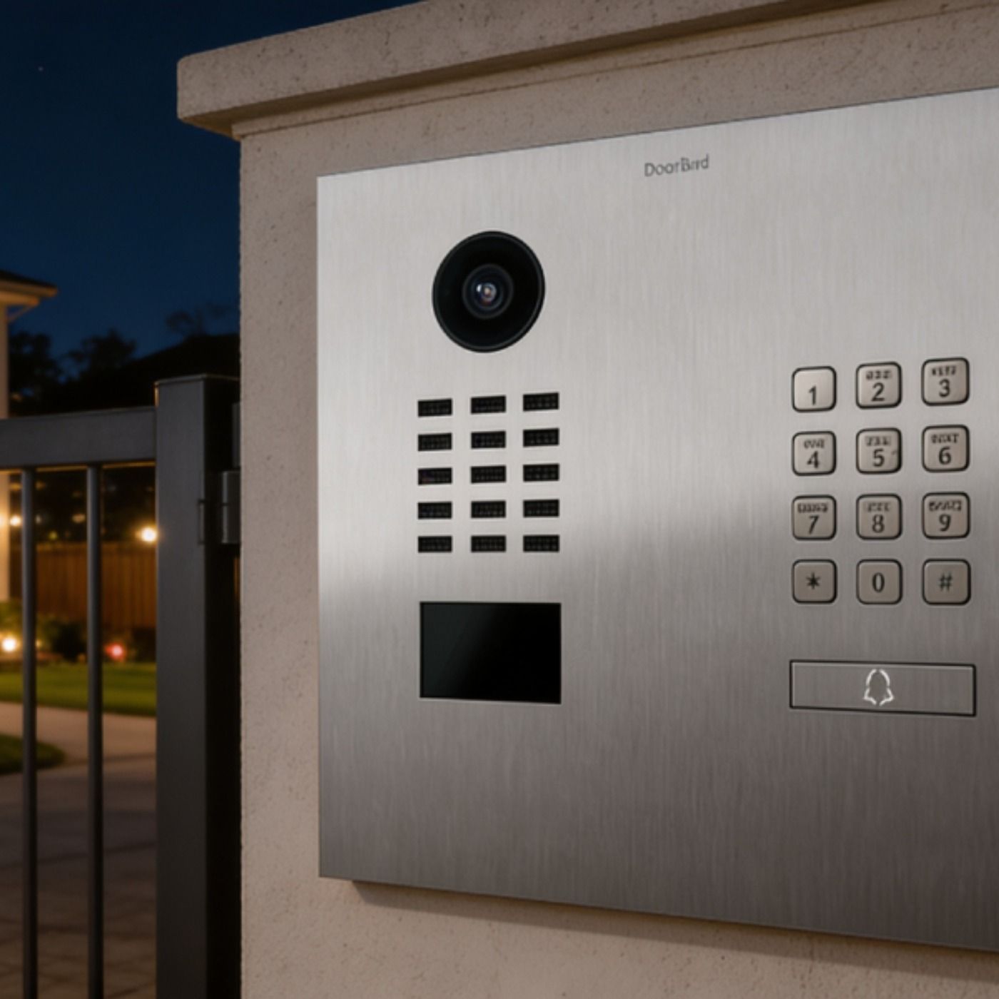 Wideodomofon IP Doorbird D2101KH - dla domu jednorodzinnego, stal nierdzewna 2VA