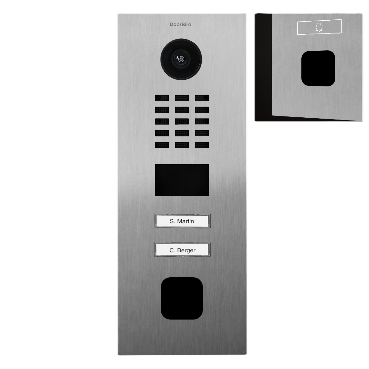 Wideodomofon IP DoorBird D2102FV EKEY sLine IP przygotowany pod czytnik linii papilarnych ekey, Video Intercom
