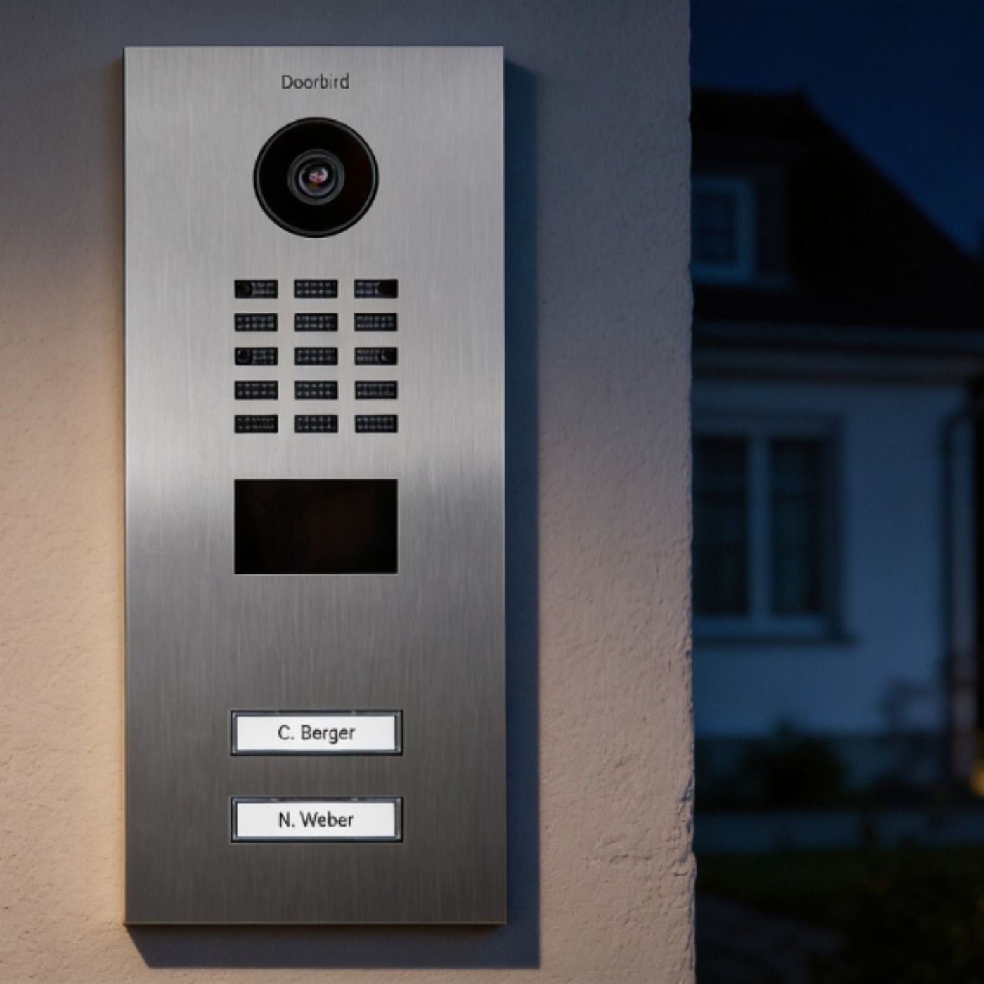 Wideodomofon IP Doorbird D2102V - stal nierdzewna V2A, szczotkowana, dwukierunkowa komunikacja audio