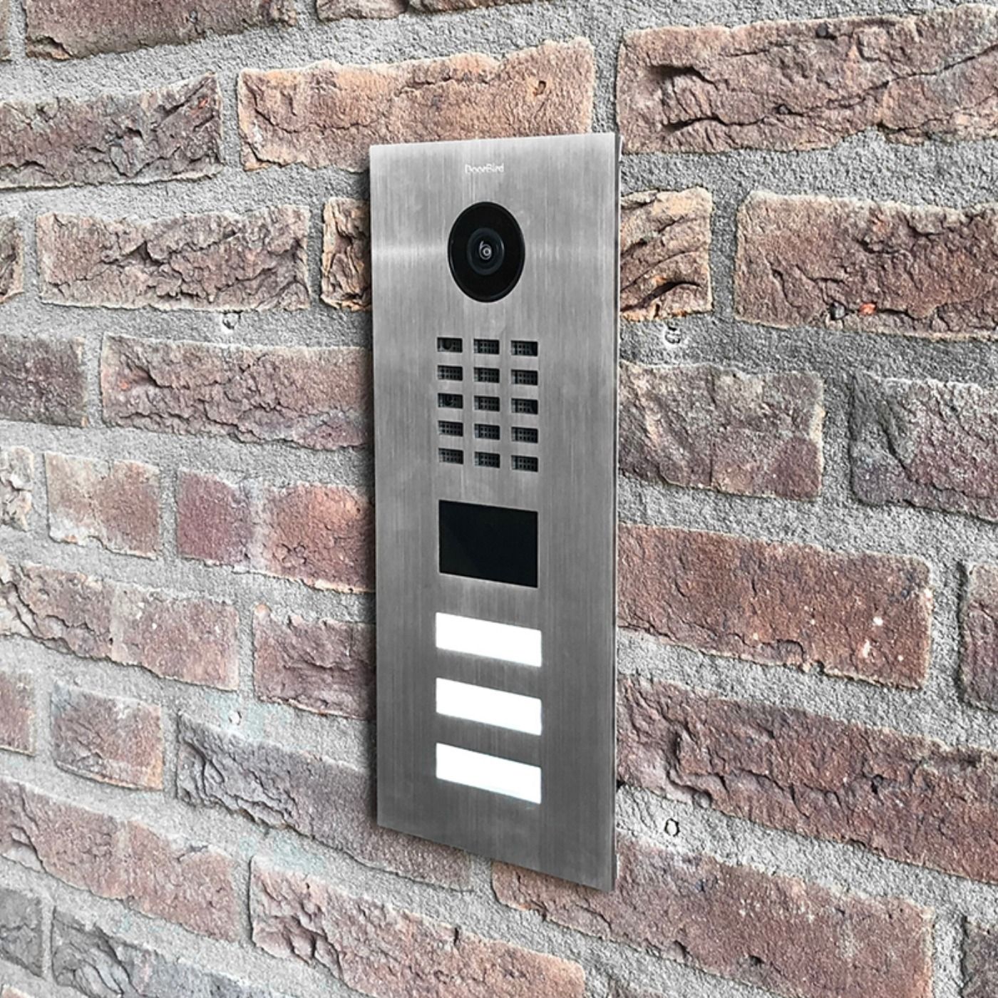 Wideodomofon IP Doorbird D2103V - 3 przyciski wywołania, stal nierdzewna V2A, szczotkowana