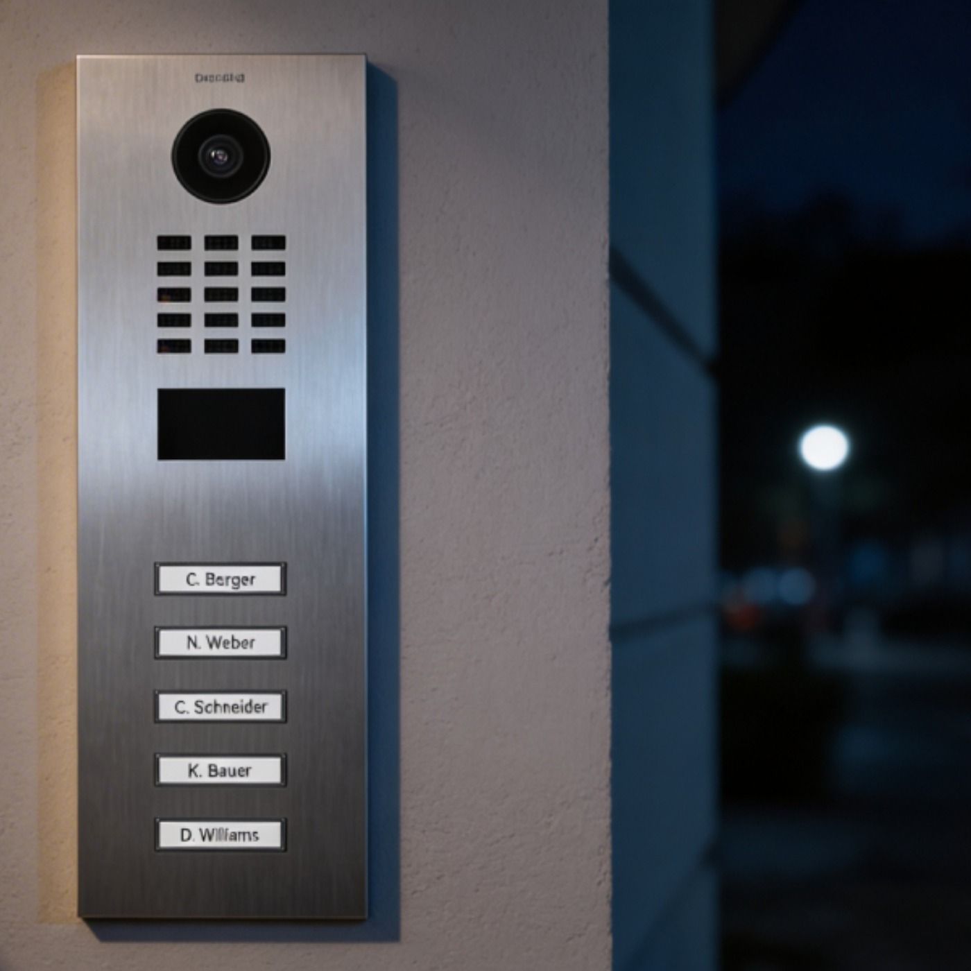 Wideodomofon IP Doorbird D2105V - 5 przycisków wywołania, stal nierdzewna V2A, szczotkowana