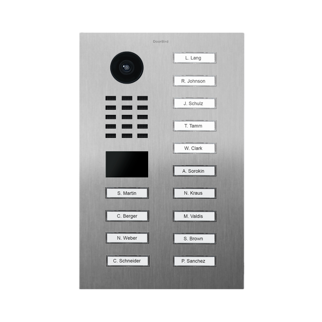 Wideodomofon IP DoorBird D2114V - komunikacja dwukierunkowa, IP Video Intercom