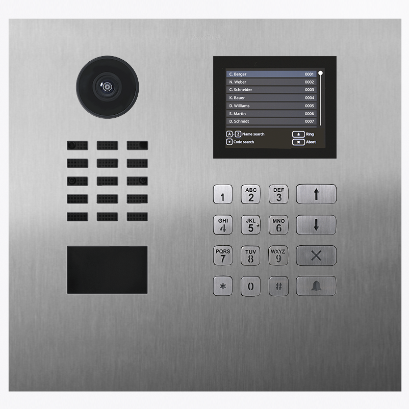 Wideodomofon IP DoorBird D21DKH - do dużych budynków, IP Video Intercom
