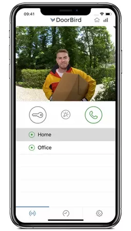 Wideodomofon IP DoorBird D22DKH  (PoE / WiFi) (montaż natynkowy, sterowanie elektrozaczepem) stal nierdzewna V2A, szczotkowana do budynków wielorodzinnych do 3000 lokali