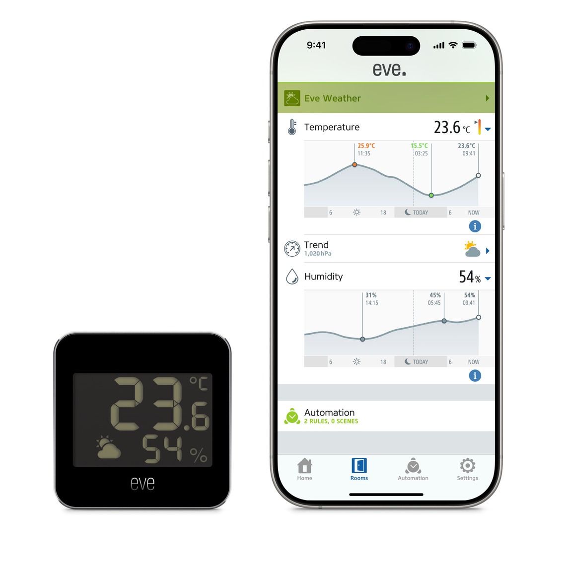 Eve Weather Matter - monitor temperatury i wilgotności Apple Home