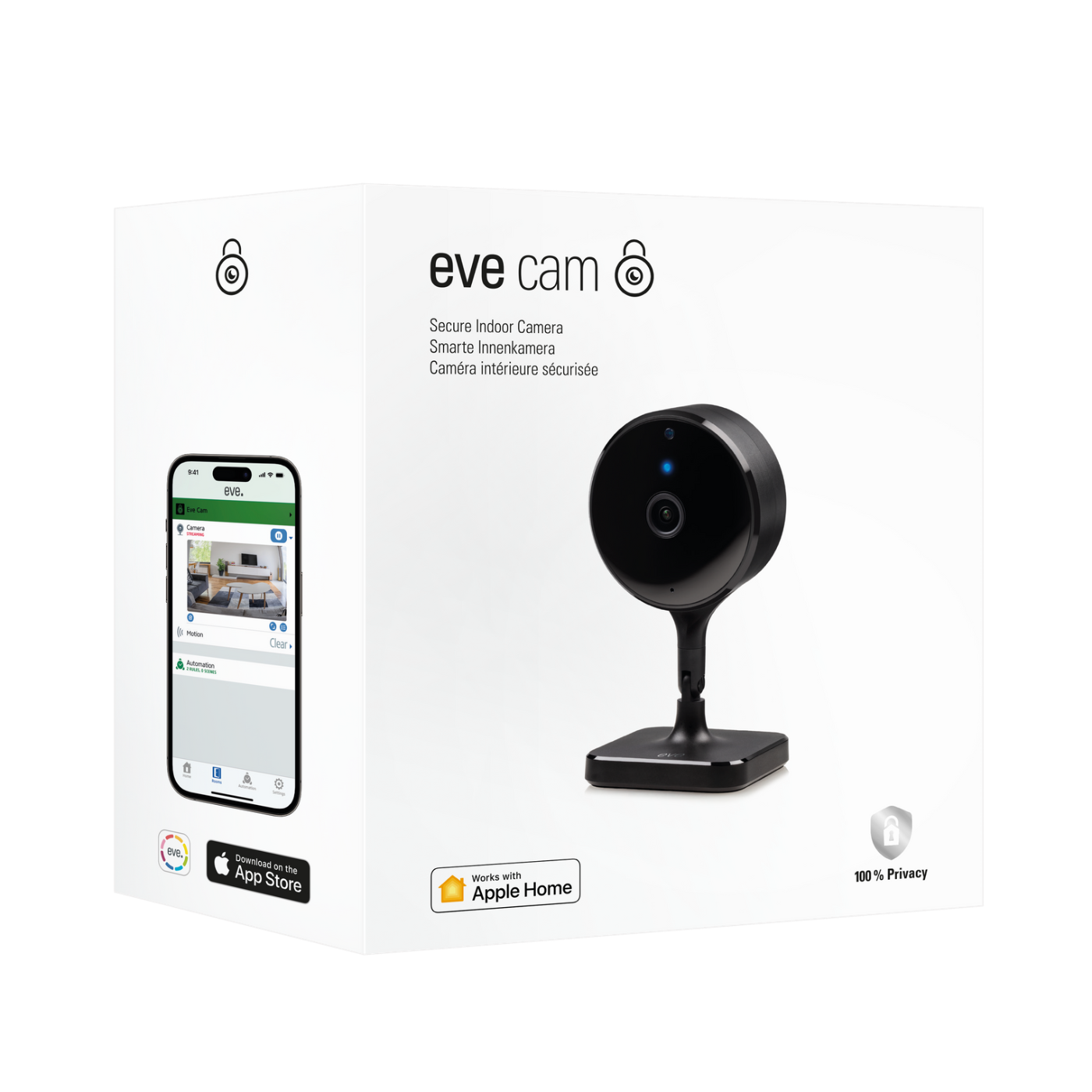 Zestaw 2x Eve Cam - domowa kamera monitorująca (IC10ECJ8701)